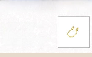 Detailed product specifications for 925 sterling silver gold plated piercing nose ring