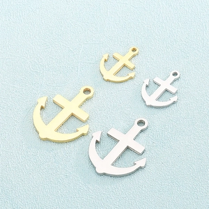 Anchor Charms Stainless Steel Pendants DIY Jewelry Making Polished Nautical Style Accessories For Necklaces And Earrings