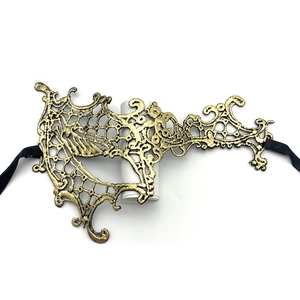 Goldene Spitzen Maske Halloween Party Augenmaske Kostüm Zubehör sexy venezianische Maske