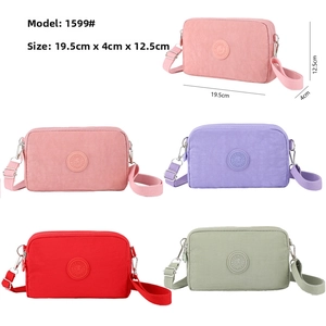 Dettagli di borse porta cellulare in nylon impermeabile, colori vari, misura 19,5 cm x 12,5 cm