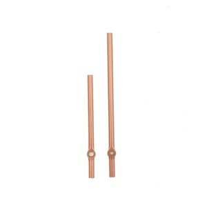 Jeu d'aiguilles de montre minimaliste en métal or rose pour réparation de mouvements