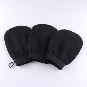 Exfoliating Bath Gloves Polyester Scrubbing Mitts Deep Cleaning Dead Skin Remover Shower With Elastic Wrist Hanging Loop
