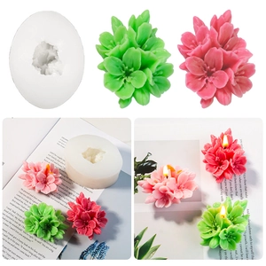 Moule En Silicone Fleur De Cerisier Sakura Pour DIY Fondant Cuisson Bougie Savon Plâtre Fabrication Outil De Bricolage Flexible