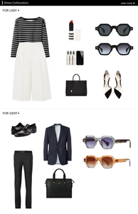 Fashion guide showing chic narrow sunglasses styled with elegant outfits for a modern look