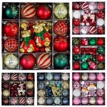 Detailed close-up of festive 8cm foam Christmas balls with snowman and Santa patterns