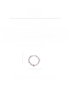 Detailed size chart for fashion metal chain necklace with length and weight specifications