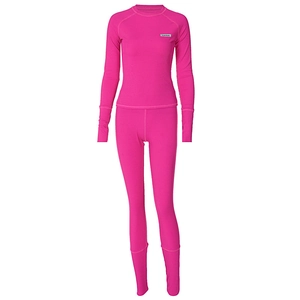Ensemble de yoga pour femme rose avec haut à manches longues et legging coupe ajustée