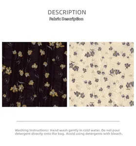 Detail of vintage floral fabric texture with dark and light base patterns on canvas