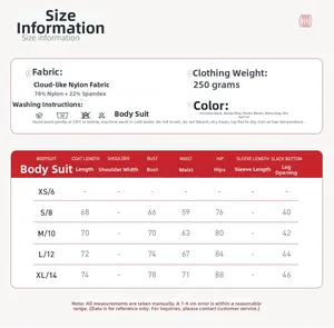 Guide des tailles de XS à XL pour la robe de tennis de yoga moulante avec détails du tissu