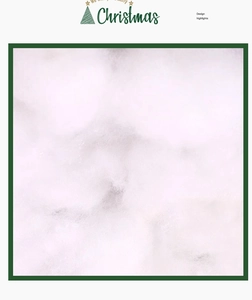 Macro shot of fluffy white artificial snow fiber for Christmas tree base decoration