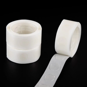 Transparent double-sided adhesive dots roll for balloons and cake toppers decorations