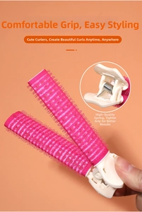 Macro detail of the high-quality internal spring of a rose red hair volumizing clip