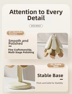 Detail of cream flower petal lamp showing smooth edges and a stable thickened base