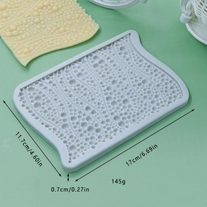 Bubble pearl semi-circle silicone mold for DIY cake baking and chocolate decorating