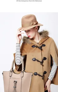 Size comparison view of the beige tote bag with an A4 magazine for capacity reference
