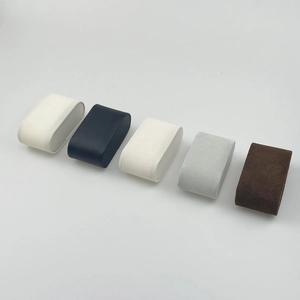 Universal soft velvet and leather watch pillows in five colors for display cases