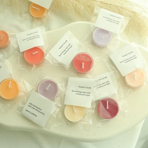Aromatic Scented Tealight Candle Vegetable Wax Smokeless For Romantic Atmosphere Home Decor Wedding Party Decoration