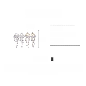 Detail view of zirconia teardrop tassel earrings with dimensions 4.5cm by 12cm