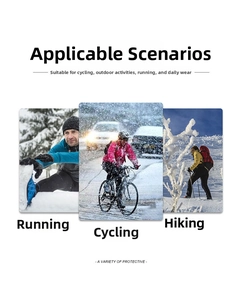 Winter thermal gloves and hat set for outdoor sports like cycling, running and hiking