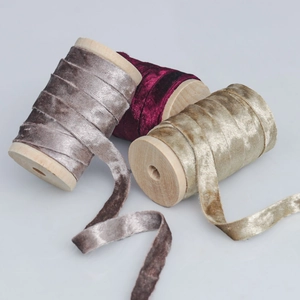 Velvet Ribbon Double Sided Soft Texture For DIY Bows Gift Wrapping Christmas Wreath Decor Crafting Supplies