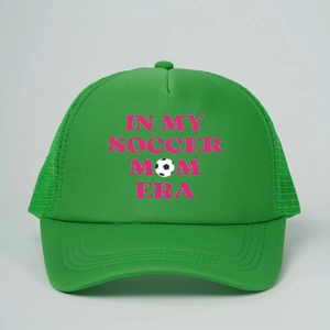 Casquette Camionneur In My Soccer Mom Era Mousse Filet Snapback Réglable Respirante Pour Le Sport En Plein Air