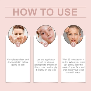 Guide d'instruction étape par étape pour l'application et le retrait corrects du masque facial.