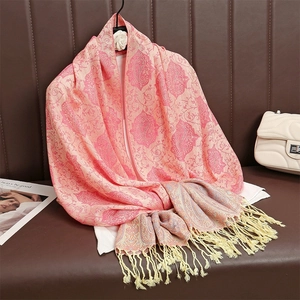 Sciarpa Pashmina Da Donna Scialle Jacquard Paisley Nappe Retro Stile Etnico Avvolgente Lunga Decorativa Primavera Autunno Inverno