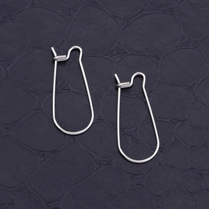 Minimalist Stainless Steel Kidney Earwires Ear Hooks Findings Geometric Oval DIY Jewelry Making Supplies For Women