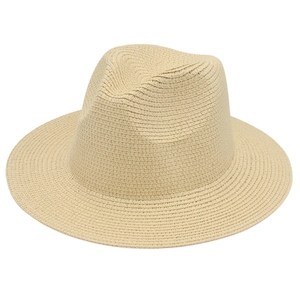 Panama Fedora Straw Hat Wide Brim Sun Protection Breathable Summer Beach Travel Vintage Jazz Style Lightweight