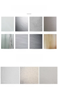 Wall compatibility guide showing suitable surfaces for drill-free tissue box installation
