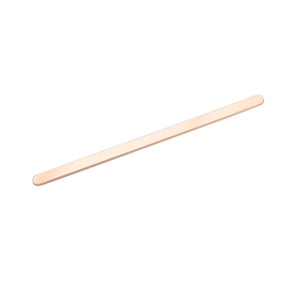 Detailed view of polished rose gold stainless steel rectangle bar for jewelry DIY