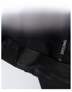 Detail of breathable laser-perforated inner lining and sweatband on black baseball cap