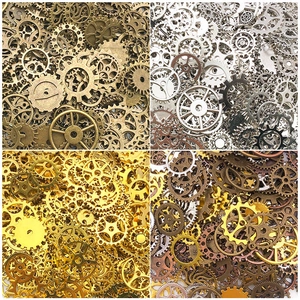 Steampunk Gear Charms Alloy Metal Mixed Clock Gears Wheel Pendants For DIY Jewelry Making Crafts Scrapbooking Vintage Industrial