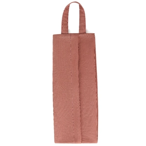 Waterproof terracotta fabric travel organizer bag with handle for cosmetics and underwear