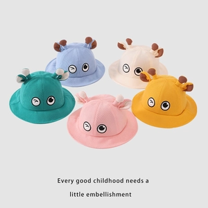 Chapeaux bob pour bébé avec bois de cerf en cinq couleurs pour le soleil