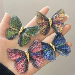 Vintage Alloy Butterfly Brooch Pin Decorative Clothing Accessory Corsage For Women High Grade Fashion Jewelry Gift