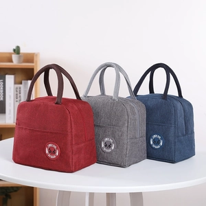 Insulated Lunch Bag Oxford Cloth Thermal Cold Preservation Portable Lunch Tote For Office School Picnic Outdoor Travel