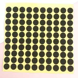 Self Adhesive Circular Felt Pads Anti Scratch Stickers For DIY Phone Case Jewelry Making Screw Protection Velvet Backing