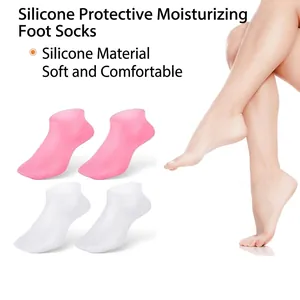Silicone Foot Care Socks Moisturizing Anti Cracking Softening Calluses Protective Foot Mask Unisex Home Spa Beach Soft SEBS