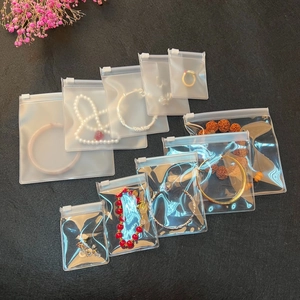 Moisture-proof EVA zip-lock storage bags in various sizes with jewelry inside