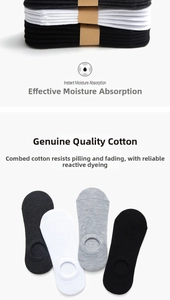 Detail of combed cotton low-cut socks showing moisture-wicking fabric and solid color texture