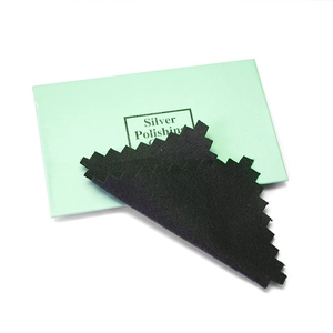 Silver Polishing Cloth Cotton Jewelry Cleaning Maintenance Tool Anti Tarnish Fabric For Sterling Silver Gold Shine Polish Care