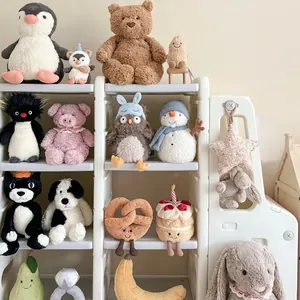 Soft Stuffed Animal Plush Doll Toy Cute Bear Dragon Penguin Pig Dog Duck Turtle Home Decor Aesthetic Soothing Cozy Gift