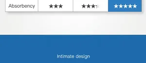 Detail eines saugfähigen Gesichtstuchs mit praktischem Design für kontinuierliche Entnahme