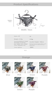 Detailed size chart and multi-color display of the trendy leopard print mini crossbody bag