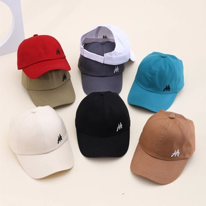 Casquette De Baseball En Coton Pour Enfants Avec Trou Pour Queue De Cheval Visière Brodée Réglable Sport D'été Filles Garçons