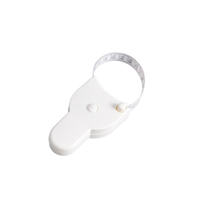 Mètre ruban corporel ergonomique en Y blanc pour le fitness avec graduations claires