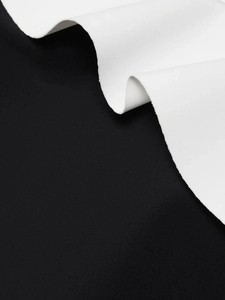 Détail du tissu texturé noir et blanc de haute qualité pour maillot de bain une pièce