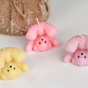 Cute Bear Animal Shape Scented Candle Soy Wax Desktop Decoration Handmade Fragrant Ornament Birthday Wedding Home Decor
