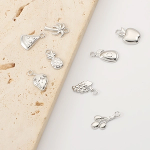 Strawberry Pineapple Avocado Fruit Charms 304 Stainless Steel Pendants For DIY Necklace Bracelet Earring Jewelry Making